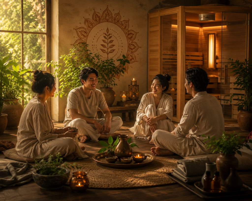A Modern Window into Prana: Contemplating Sauna Therapy Through Ayurvedic Wisdom